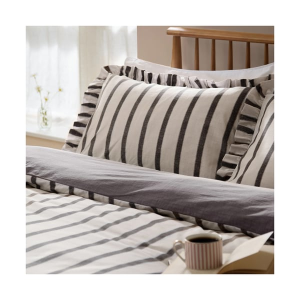 Wylder Connie Ruffles Striped Duvet Cover Set