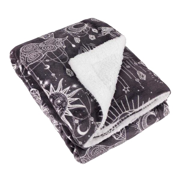 Furn Sherpa Fleece Constellation Throw