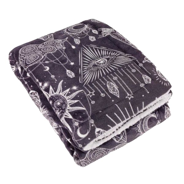 Furn Sherpa Fleece Constellation Throw