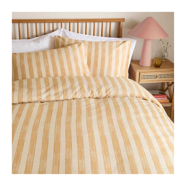 Furn Dualtone Reversible Striped Duvet Cover Set