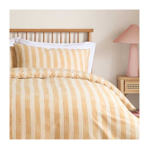 Furn Dualtone Reversible Striped Duvet Cover Set