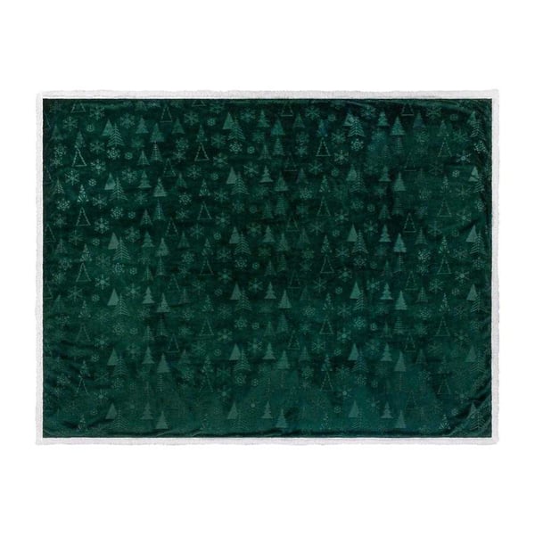 Furn Festive Time Sherpa Fleece Embossed Throw