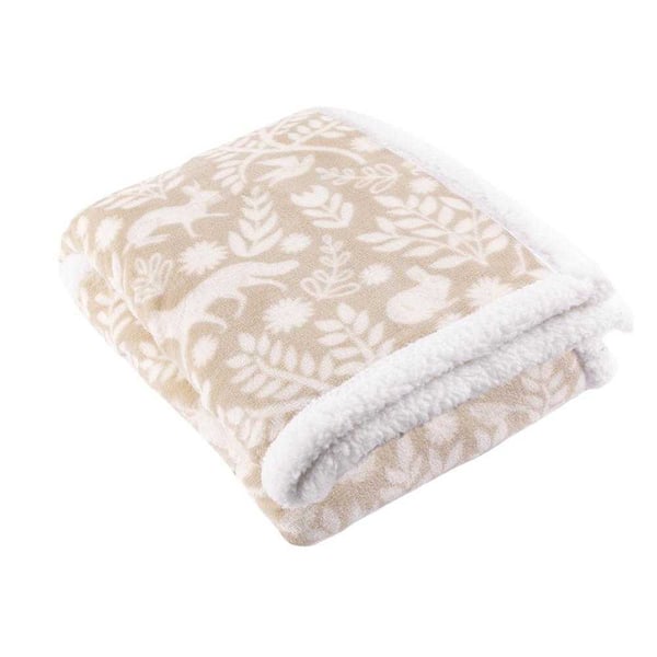 Furn Skandi Sherpa Fleece Woodland Throw