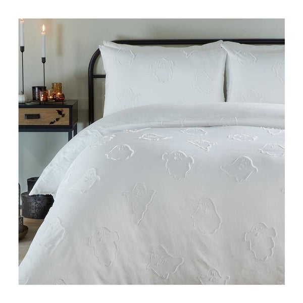 Duvet Day Ghostly Ghouls Reversible Soft Touch Tufted Duvet Cover Set