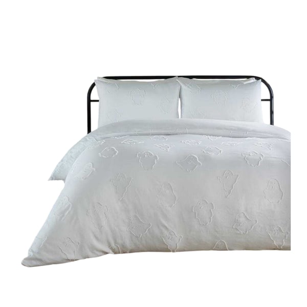 Duvet Day Ghostly Ghouls Reversible Soft Touch Tufted Duvet Cover Set