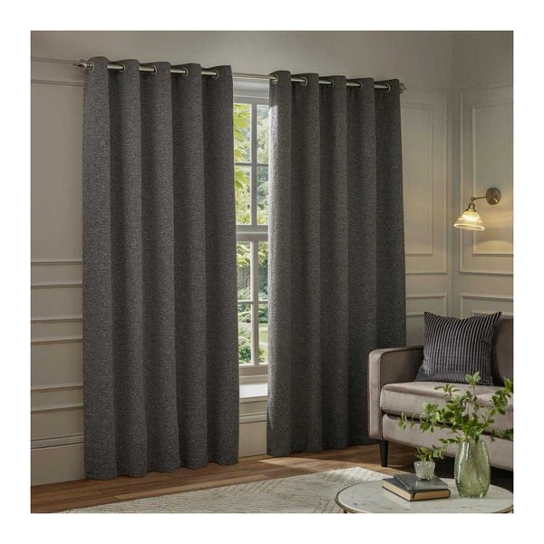 Paoletti New Galaxy Chenille Eyelet Curtains