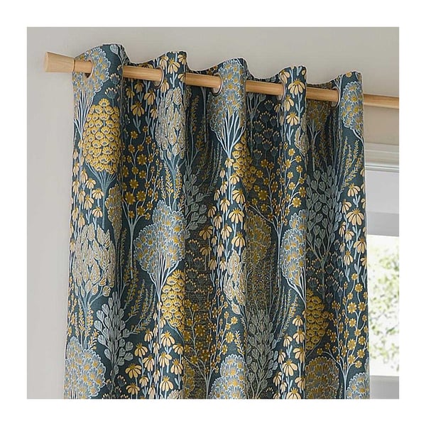 Wylder Ophelia Jacquard Floral Eyelet Curtains