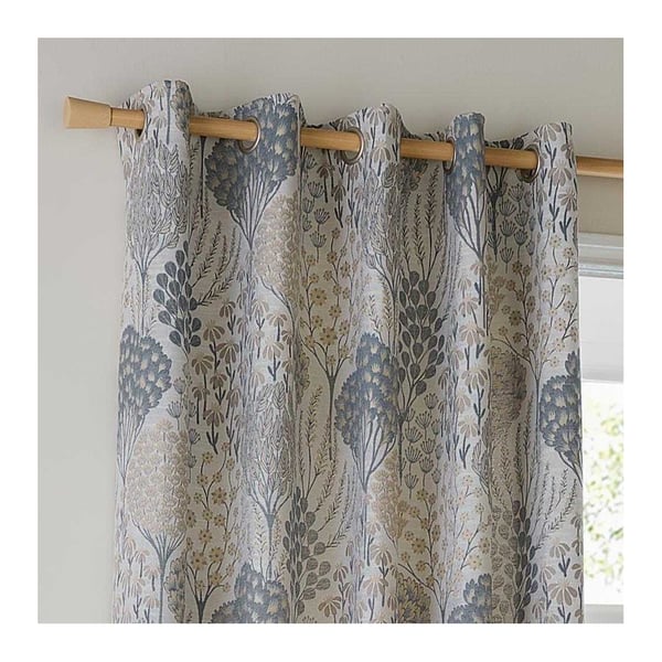 Wylder Ophelia Jacquard Floral Eyelet Curtains