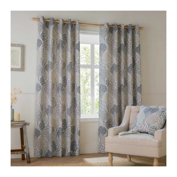 Wylder Ophelia Jacquard Floral Eyelet Curtains
