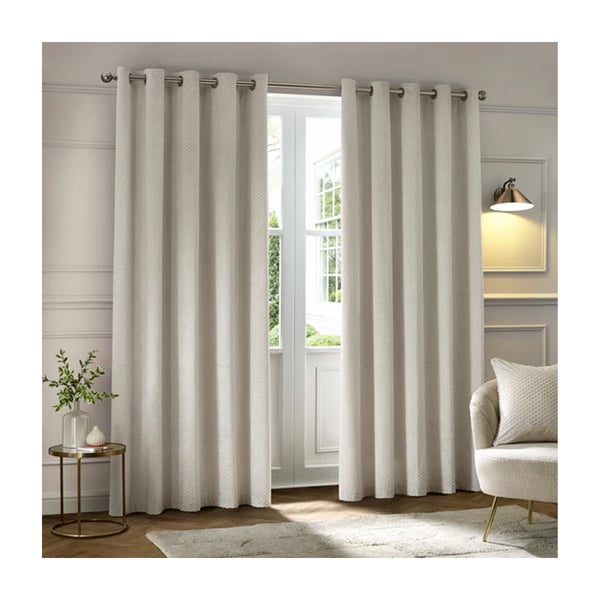 Furn Neptune Velvet Eyelet Curtains