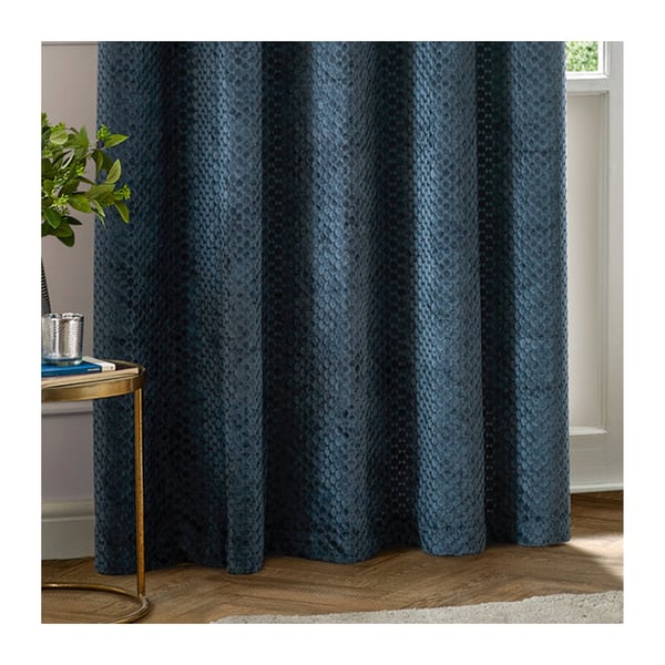 Furn Neptune Velvet Eyelet Curtains