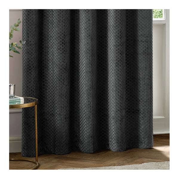 Furn Neptune Velvet Eyelet Curtains
