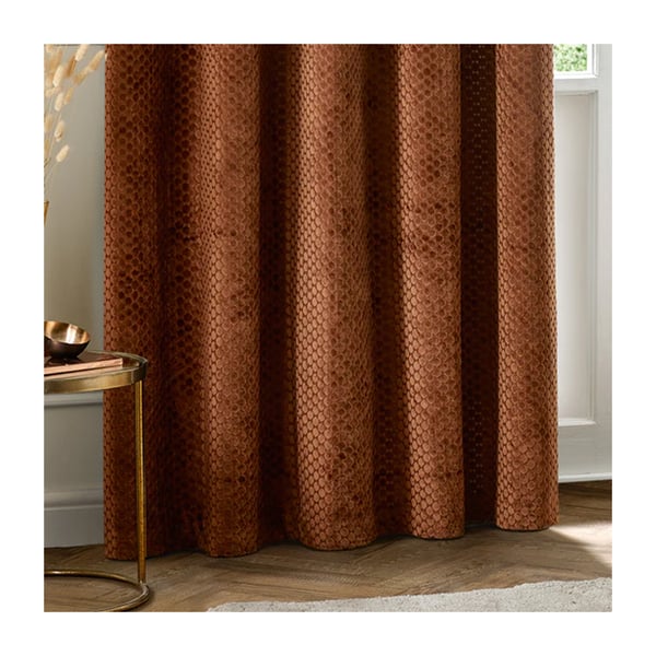 Furn Neptune Velvet Eyelet Curtains