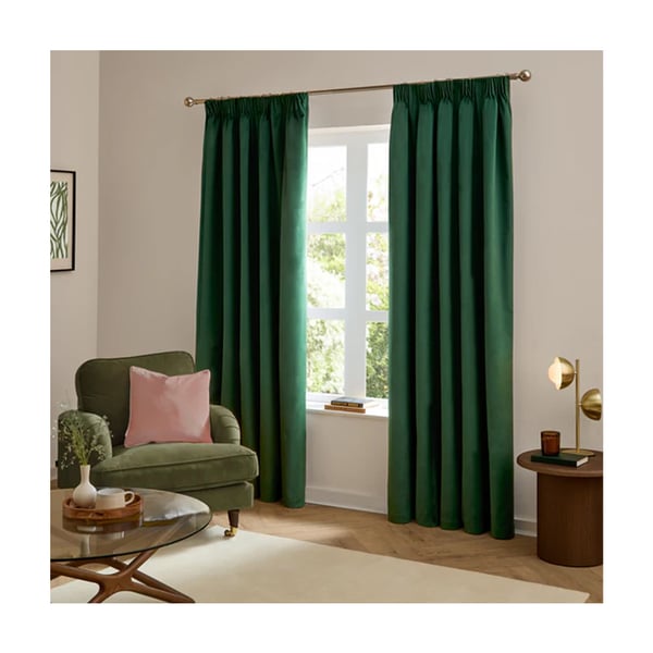 Furn Ultimate Velvet Pencil Pleat Curtains