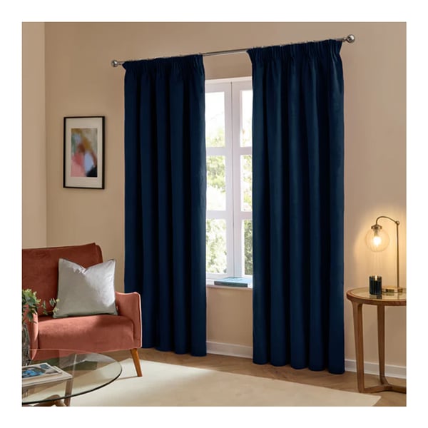 Furn Ultimate Velvet Pencil Pleat Curtains