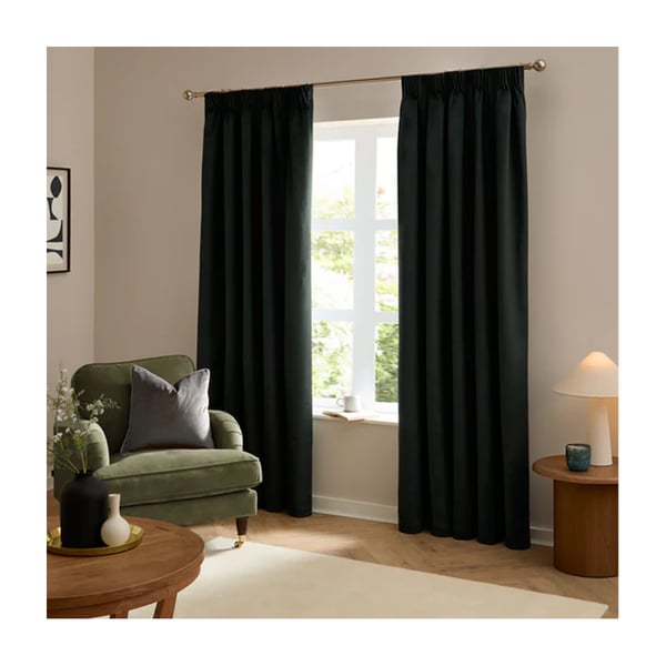 Furn Ultimate Velvet Pencil Pleat Curtains