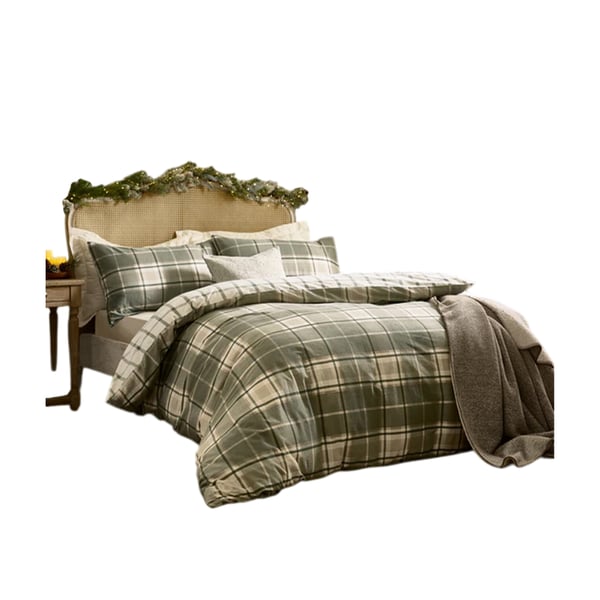 Wylder Braemar Brushed Checked Reversible Duvet Cover Set