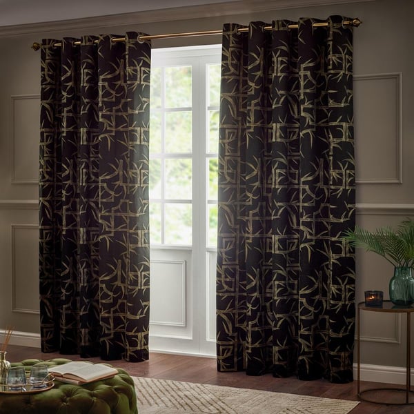 Furn Ultimate Faux Suede Eyelets Blackout Curtains