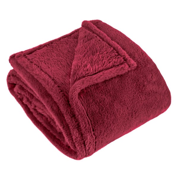 Furn Kallu Faux Fur Double Sided Throw