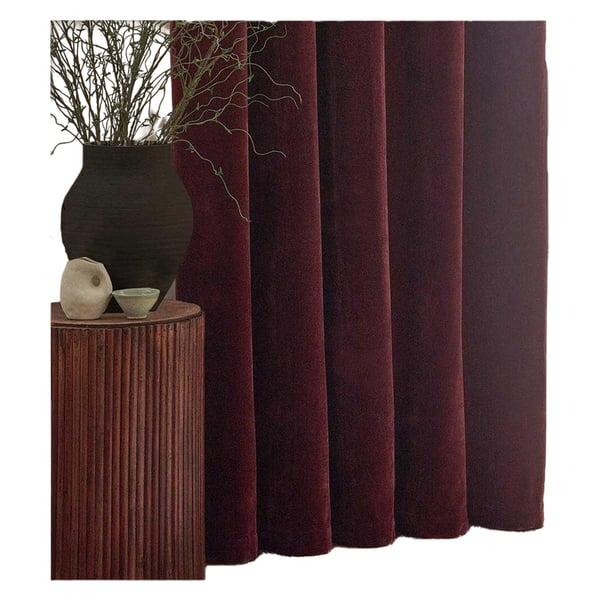 Furn Heavy Chenille Eyelet Curtains