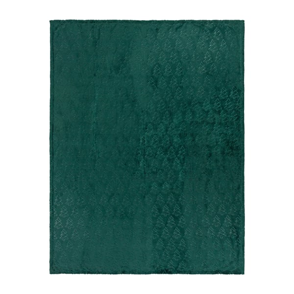 Furn Festive Fleece Trees Christmas Throw