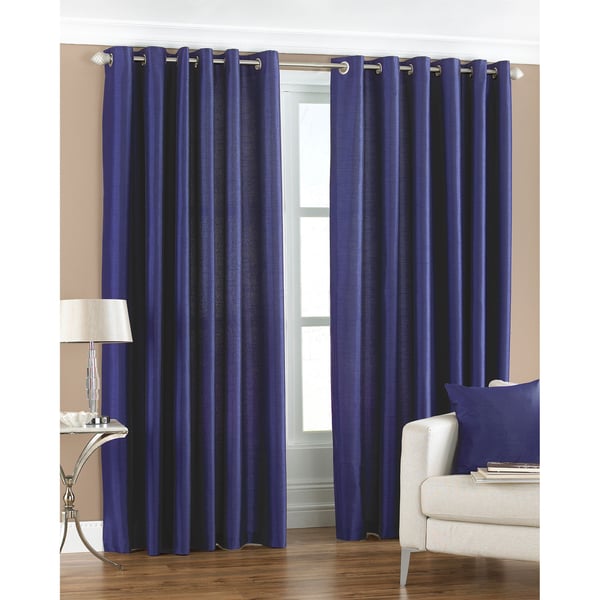 Riva Home Fiji Faux Silk Ringtop Curtains
