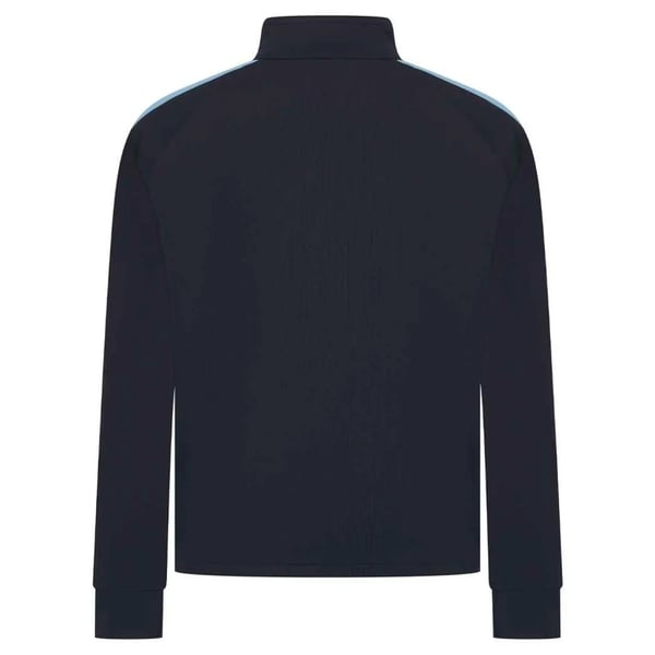 Finden & Hales Mens Contrast Panel Knitted Tracksuit Top