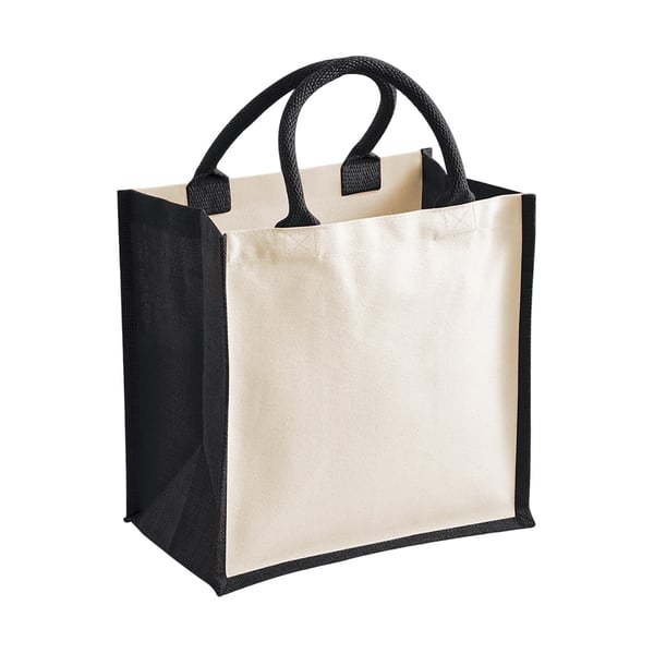 Westford Mill Midi Jute tryckbar tygväska