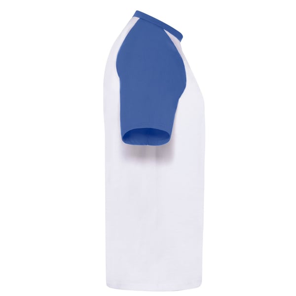 Fruit of the Loom Unisex Adult Contrast Panel Baseball T-Shirt