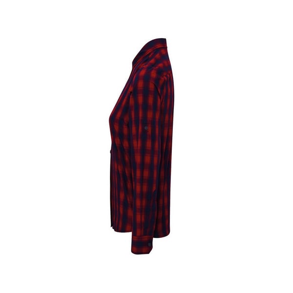 Premier Womens/Ladies Mulligan Checked Long-Sleeved Shirt
