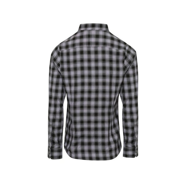 Premier Womens/Ladies Mulligan Checked Long-Sleeved Shirt