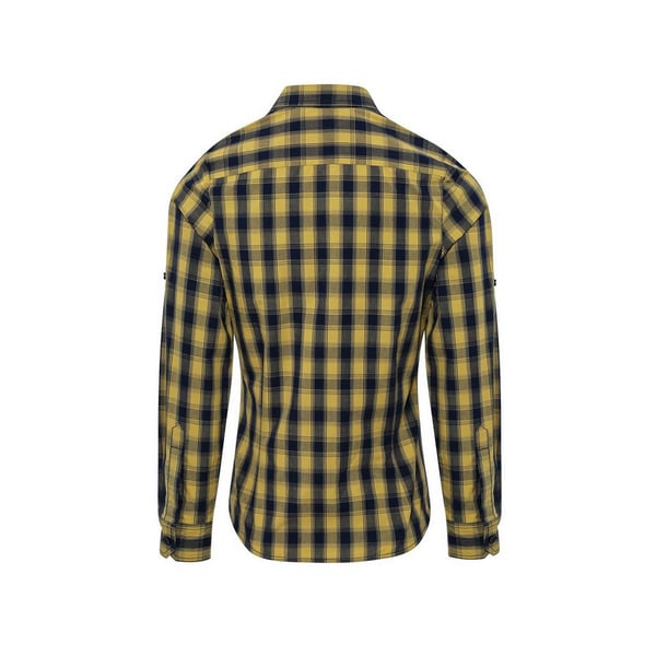 Premier Womens/Ladies Mulligan Checked Long-Sleeved Shirt