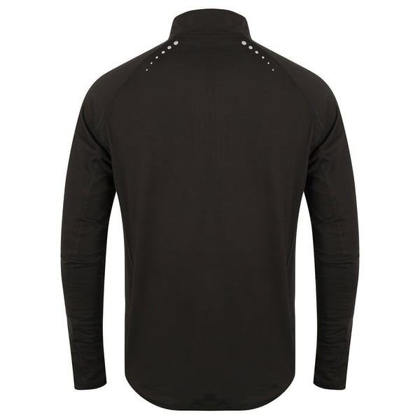 Tombo Mens Quarter Zip Long-Sleeved Top