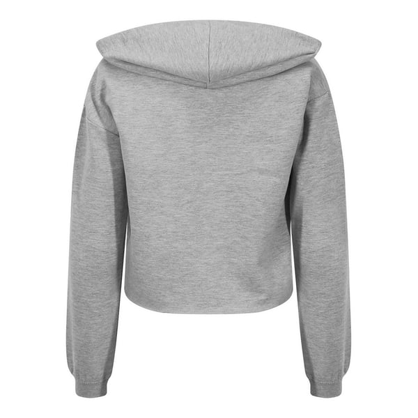 Awdis Womens/Ladies Girlie Cropped Hoodie