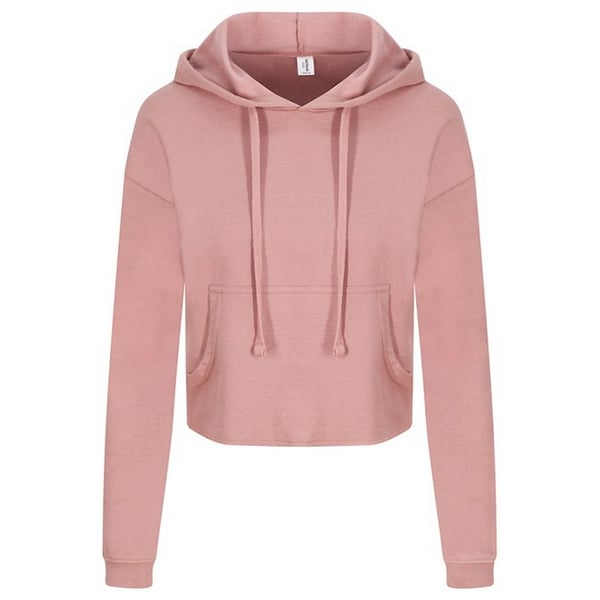 Awdis Womens/Ladies Girlie Cropped Hoodie