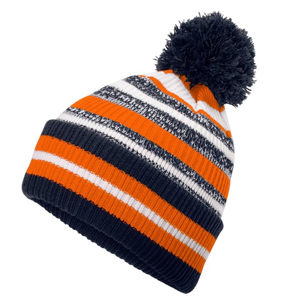 Beechfield Multi-Sport Fan Pom Pom Beanie