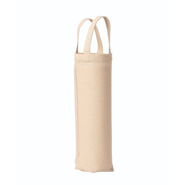 Nutshell Premium Plain Canvas Recycled Bottle Bag