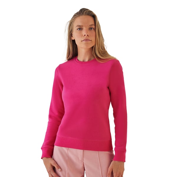B&C Womens/Ladies Queen Crew Neck Sweatshirt