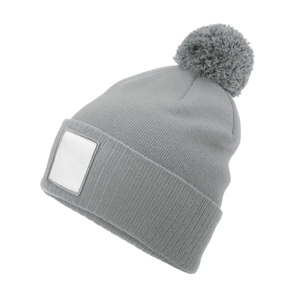 Beechfield Pom Pom Appliqué Patch Mössa
