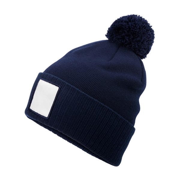 Beechfield Pom Pom Appliqué Patch Mössa