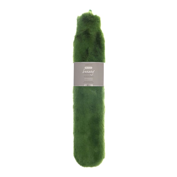 Ribbon Super Luxury Long Faux Fur Hot Water Bottle And Cover
