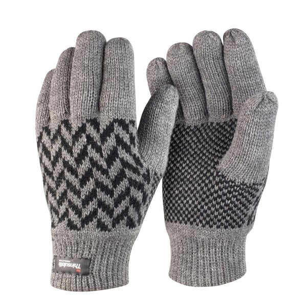 Result Winter Essentials Unisex Adult Thinsulate Patterned Winter Gloves