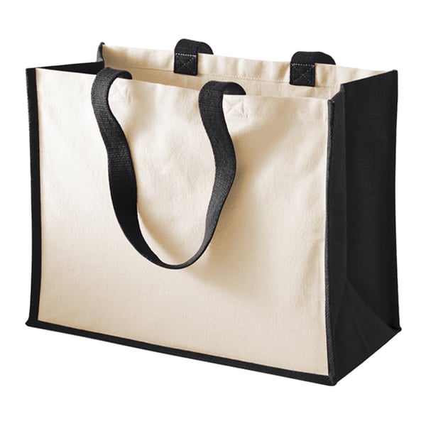 Westford Mill Classic Jute Printable Shopper Bag