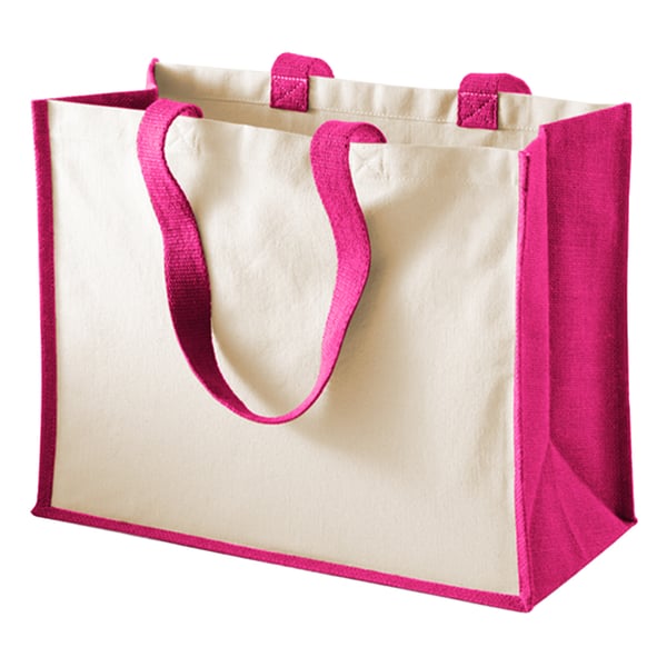 Westford Mill Klassisk Jute Tryckbar Shoppingväska