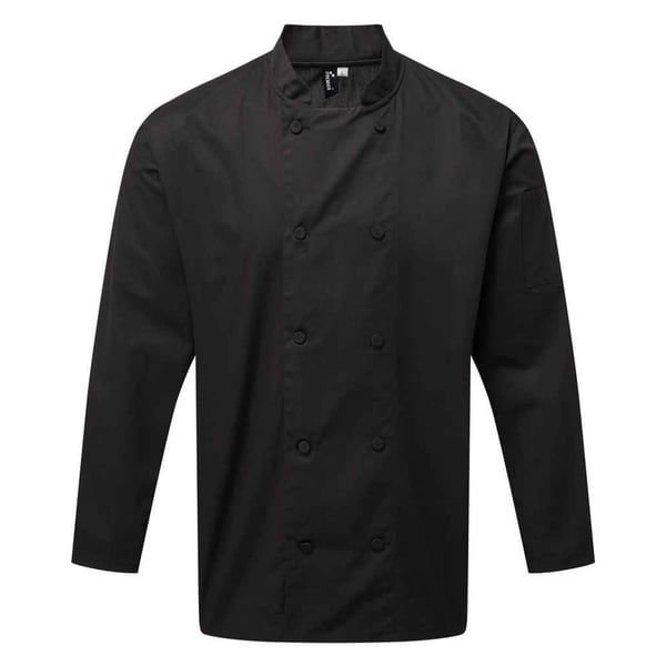 Premier Mens Coolchecker Long-Sleeved Chef Jacket Premier Mens Coolchecker Long-Sleeved Chef Jacket