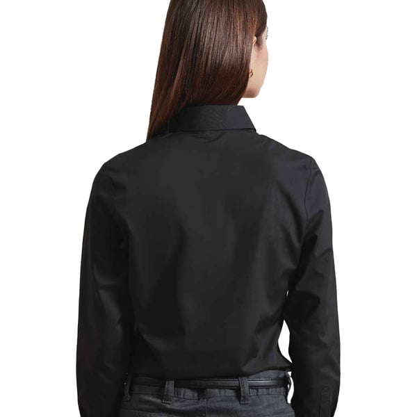 Premier Womens/Ladies Recyclight Poplin Long-Sleeved Formal Shirt