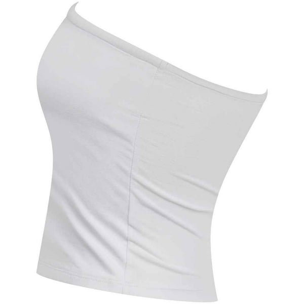 SF Womens/Ladies Bandeau Crop Top