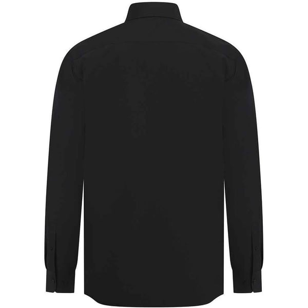 Henbury Womens/Ladies Cotton Feel CoolPlus Long-Sleeved Shirt