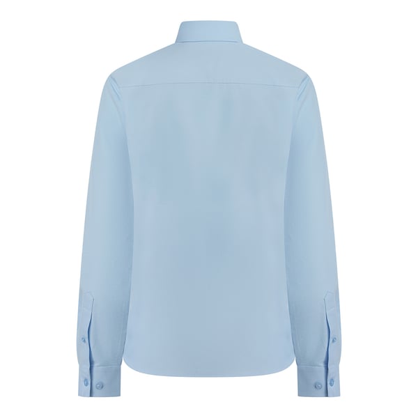 Henbury Womens/Ladies Cotton Feel CoolPlus Long-Sleeved Shirt