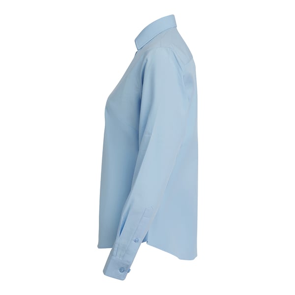 Henbury Womens/Ladies Cotton Feel CoolPlus Long-Sleeved Shirt